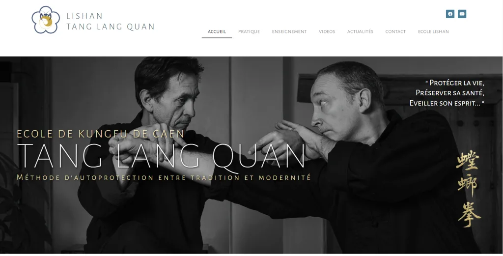 Site de l'École de Kung-Fu de Caen